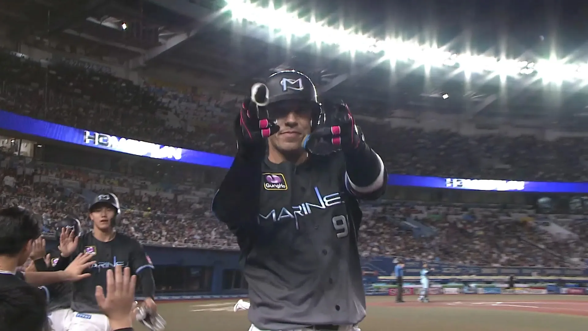千葉ロッテマリーンズ・ソト選手 ©パーソル パ・リーグTV