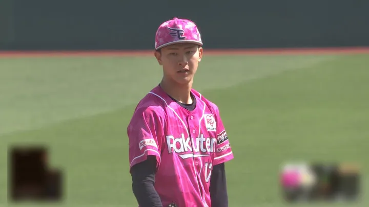 東北楽天ゴールデンイーグルス・古謝樹投手©パーソル パ・リーグTV
