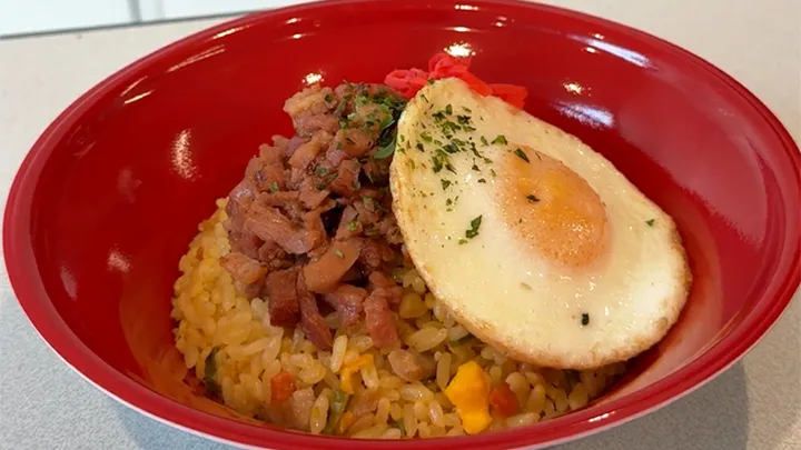 チャーシューたっぷり「球欒炒飯（たまらんチャーハン）」【パ・リーググルメ部 #20】