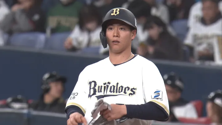 オリックス・バファローズ 来田涼斗選手©パーソル パ・リーグTV