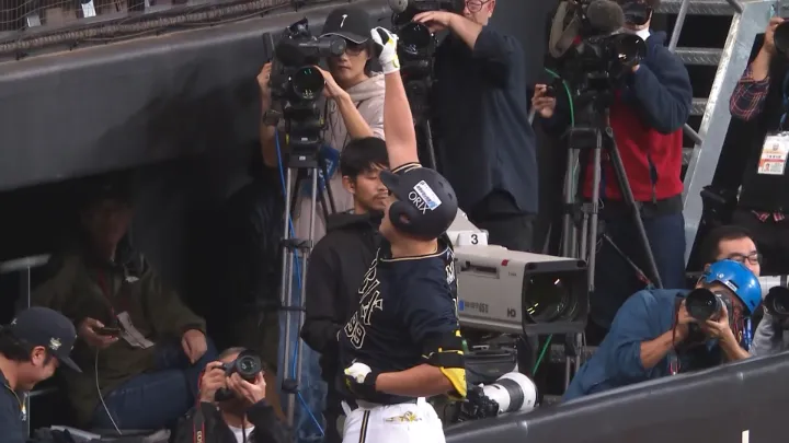 杉本裕太郎のホームランでオリックス先制！「とにかく勝つために」