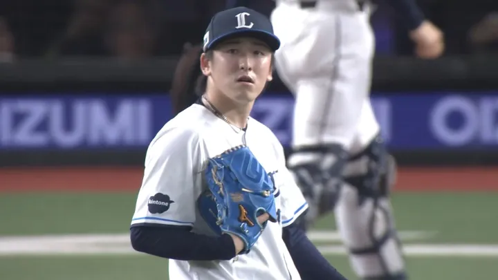 埼玉西武ライオンズ・隅田知一郎投手 ©パーソル パ・リーグTV