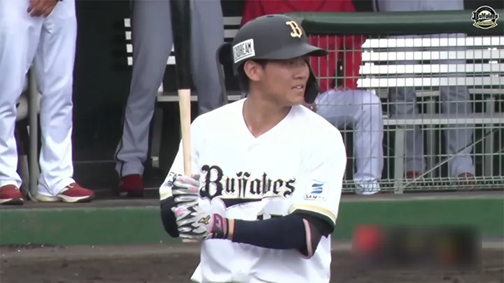 オリックス・バファローズ 元謙太選手 ©パーソル パ・リーグTV