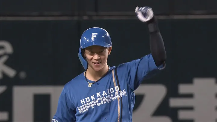 田宮裕涼の犠飛、矢澤宏太の適時打などで北海道日本ハムが3点を先制!