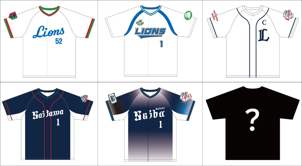 「1×52ヒストリーTシャツ（全6種）」【写真：球団提供】