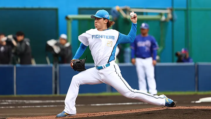 北海道日本ハムファイターズ・細野晴希投手【写真：球団提供】