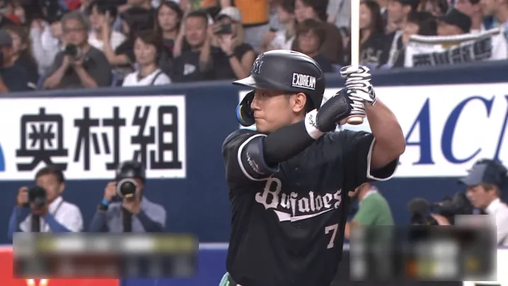 オリックス・バファローズ 西川龍馬選手©パーソル パ・リーグTV