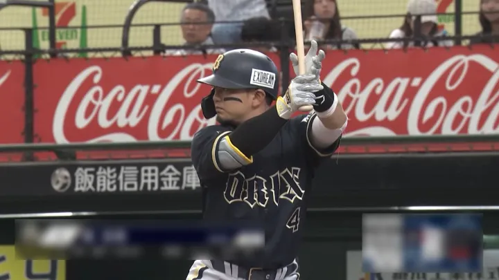 森友哉が5号ソロ　初回にオリックス先制