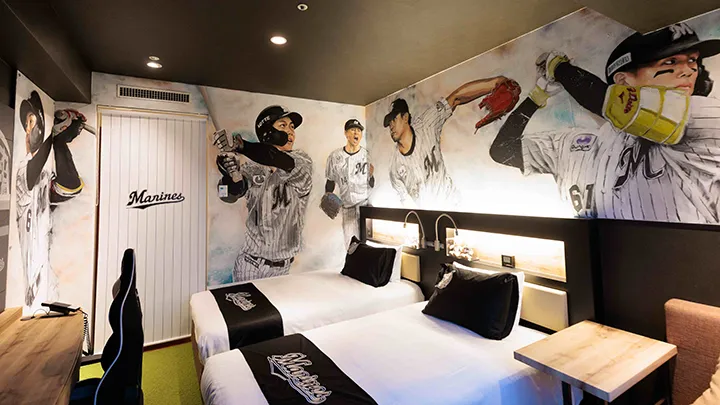 ロッテシティホテル錦糸町「マリーンズルーム」の内装がリニューアル！　限定特典も