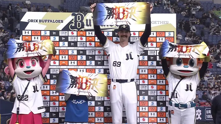 ジェリーが7回0封で来日初勝利！　10安打6得点でオリックス連勝