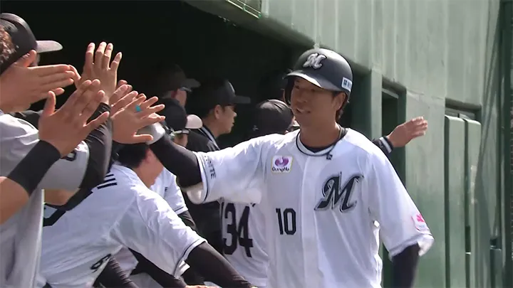 千葉ロッテが反撃及ばず惜敗　上田希由翔が2ラン＆山口航輝は2安打をマーク