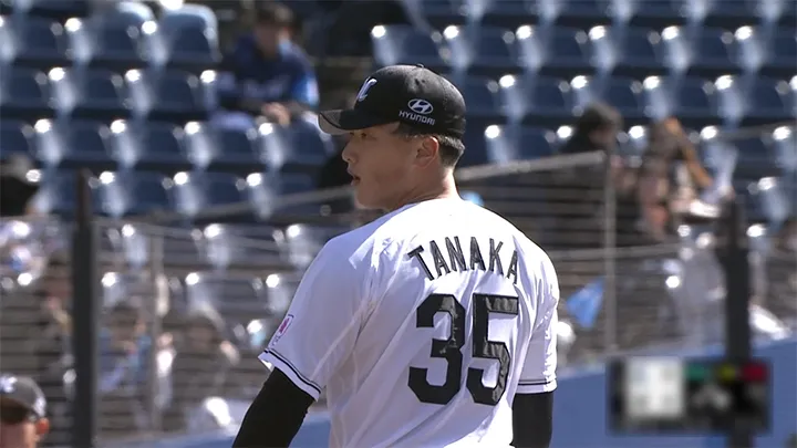 千葉ロッテマリーンズ・田中晴也投手 ©パーソル パ・リーグTV