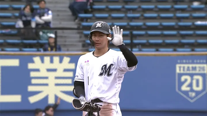 藤原恭大は4安打2打点の活躍！　千葉ロッテが終盤に逆転