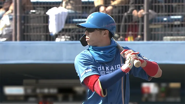 北海道日本ハムファイターズ・五十幡亮汰選手 ©パーソル パ・リーグTV