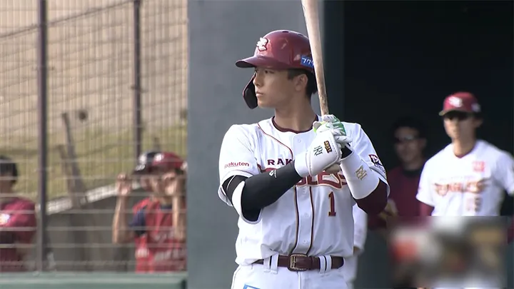 東北楽天ゴールデンイーグルス・宗山塁選手 ©パーソル パ・リーグTV