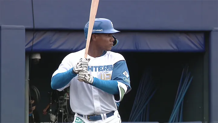 北海道日本ハムファイターズ・エドポロケイン選手 ©パーソル パ・リーグTV