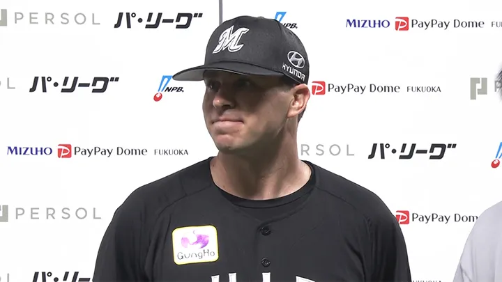 ロングが7回0封で来日初勝利　8得点の千葉ロッテ大勝