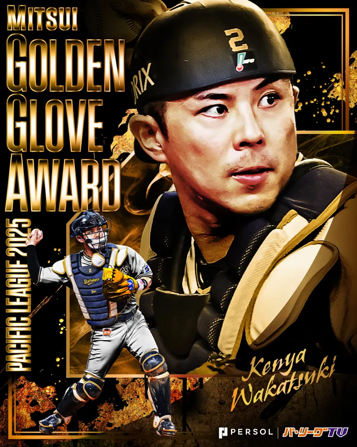 捕手:オリックス・バファローズ 若月健矢選手 ©パーソル パ・リーグTV