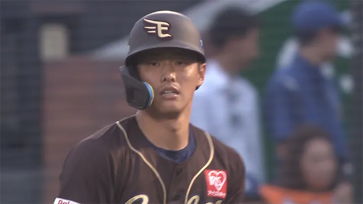 辰己涼介が3試合連続打点となる適時打 「神戸牛パワーで」