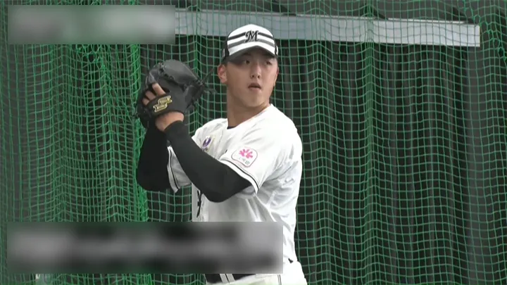 【キャンプ動画】開幕投手を狙う田中晴也のブルペン投球公開【千葉ロッテ・2月7日】