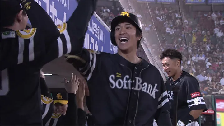 柳町達が反撃の5号2ラン！　キャリア最多を更新