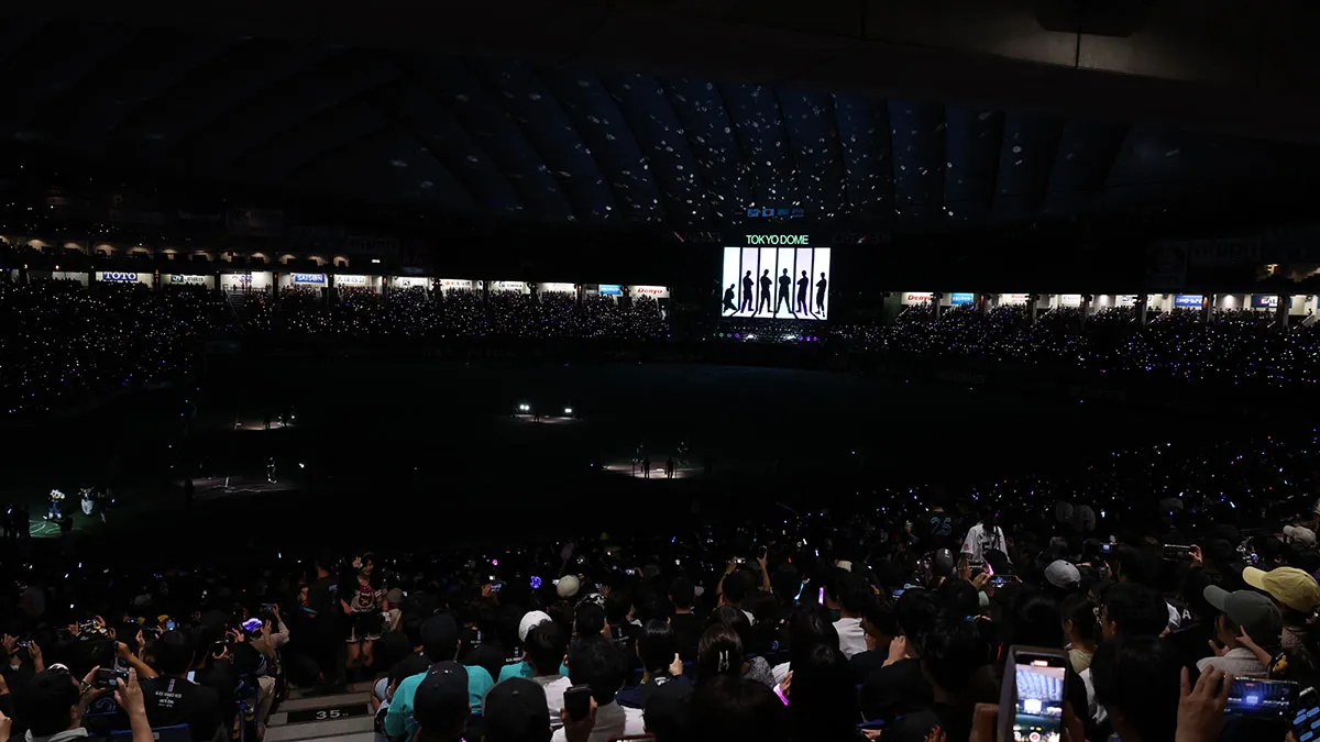 「参加していただきたい選手が多く、本来嵐は5人組のところ6人になってしまったのはご愛嬌です(笑)」と千葉ロッテマリーンズの奈良林希さん【写真:球団提供】