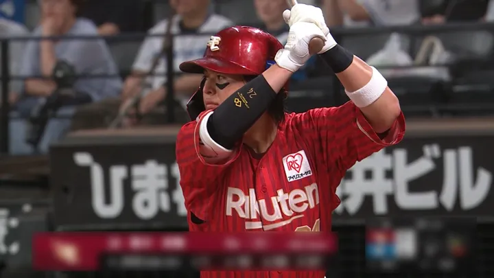 東北楽天ゴールデンイーグルス・黒川史陽選手 ©パーソル パ・リーグTV
