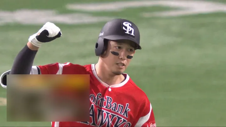 福岡ソフトバンクホークス・栗原陵矢選手 ©パーソル パ・リーグTV