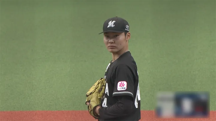 千葉ロッテマリーンズ・廣池康志郎投手  ©パーソル パ・リーグTV