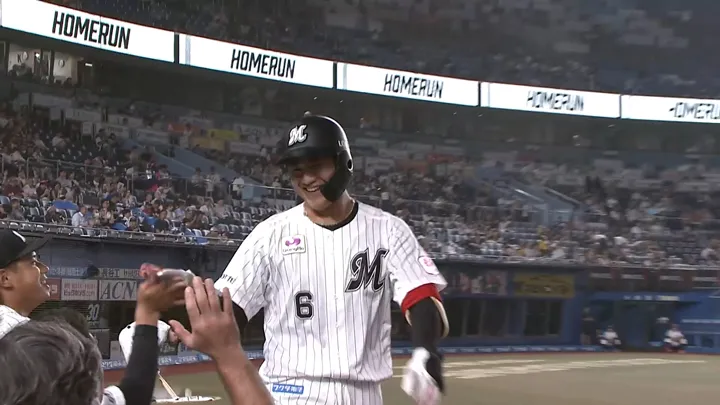 西川史礁が3号ソロ！　2試合連続の一発で先制　