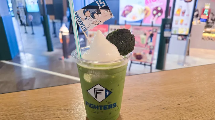 しっとりミニクッキー付き！　濃厚抹茶ラテフロート【パ・リーググルメ部 #162】
