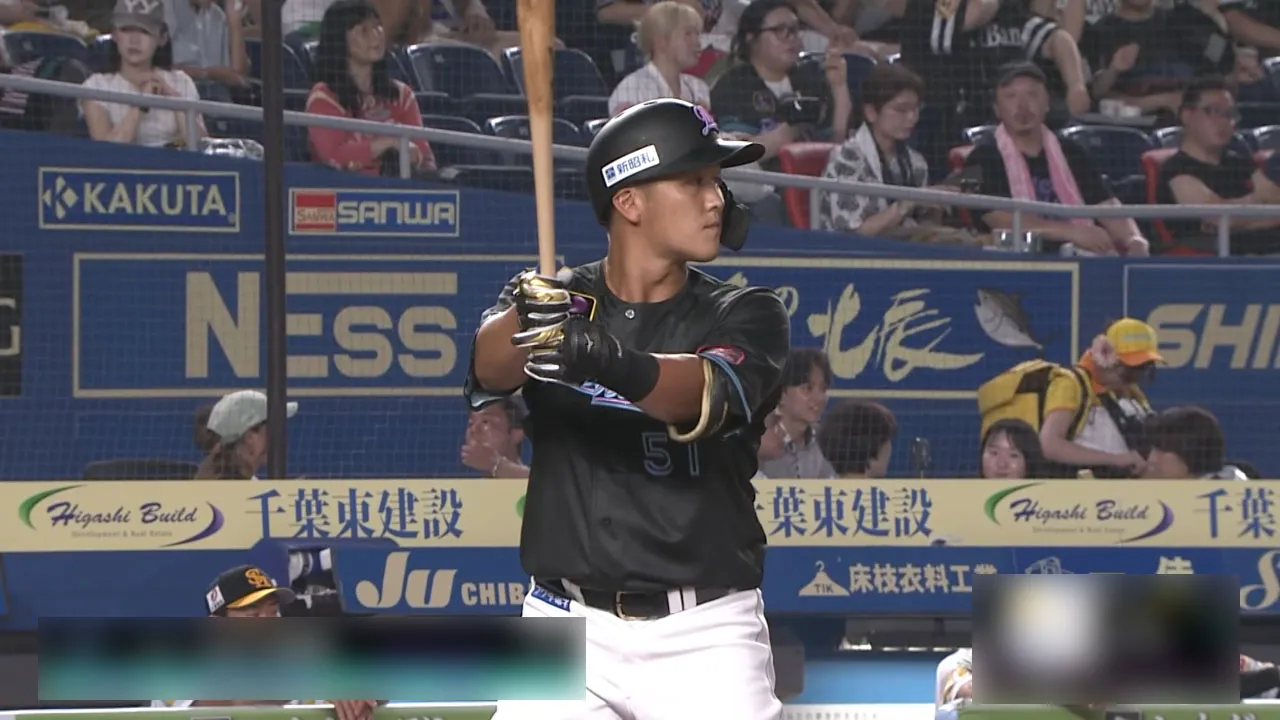一軍復帰から2試合連発！　山口航輝が2号2ラン