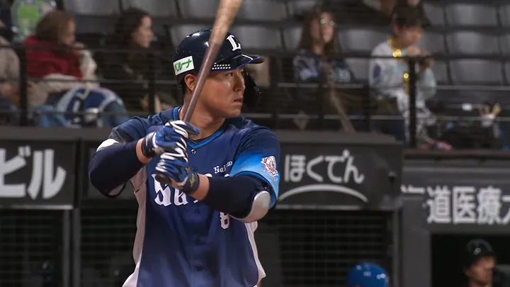 渡部聖弥が同点タイムリーツーベース！　OP戦打率3割超えと好調