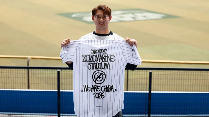 千葉ロッテ×ZOZOコラボユニチケット販売　手書き風デザインで“特別な日”表現