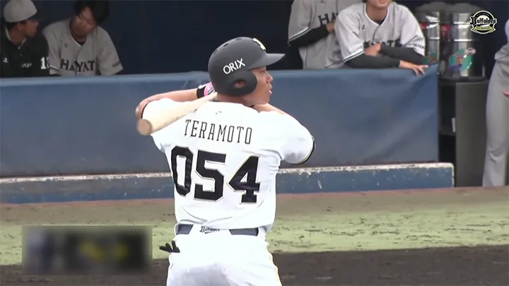 オリックス・バファローズ 寺本聖一選手 ©パーソル パ・リーグTV