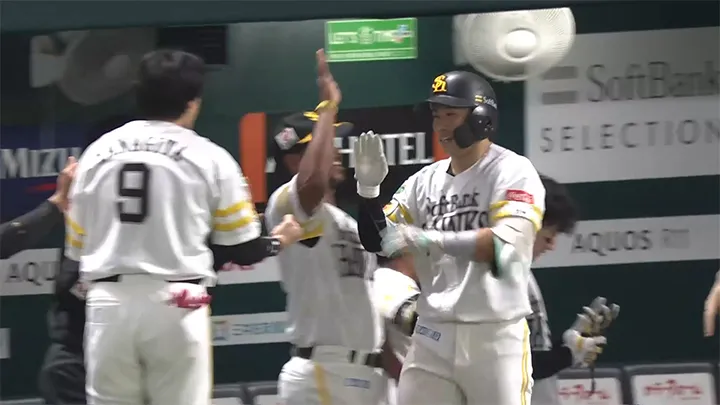 野村勇が8回に勝ち越し弾！　福岡ソフトバンクが接戦制しＭ「37」点灯