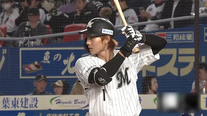 千葉ロッテマリーンズ・藤原恭大選手 ©パーソル パ・リーグTV