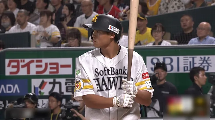 チーム今季最多となる18安打目は笹川吉康の今季初本塁打！