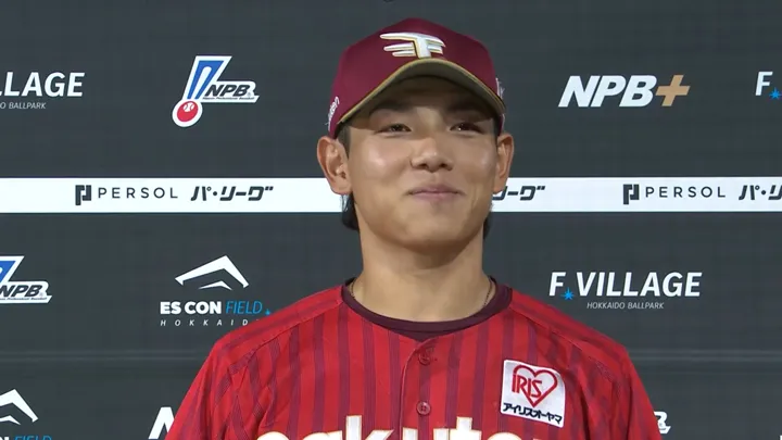 東北楽天が延長戦を制して勝利　小森航大郎が決勝のホームイン