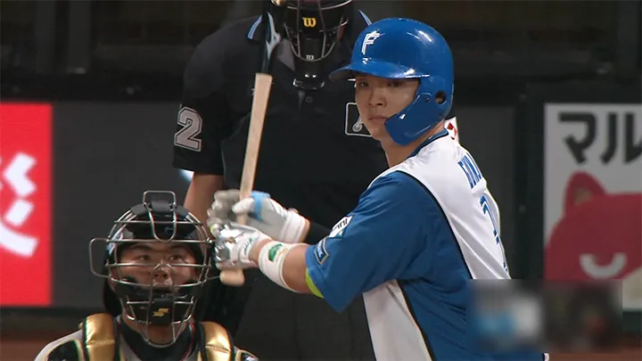 北海道日本ハムファイターズ・郡司裕也選手 ©パーソル パ・リーグTV