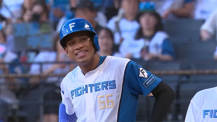 万波中正が均衡破る先制タイムリー！　五十幡亮汰の好走塁も光る