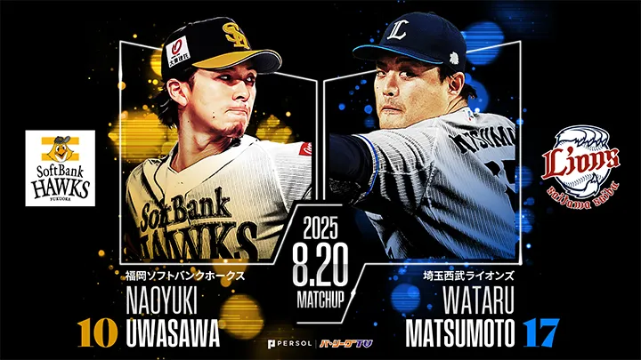 対獅子3戦3勝の上沢直之が先発　対する松本航は今季初勝利なるか