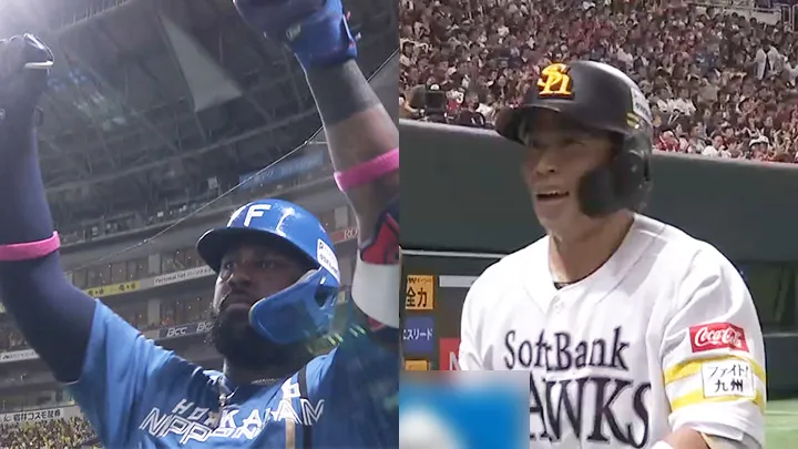 鷹ナインも呆然……勝負を決めたレイエスのホームラン【今日の“パない”はたらき】