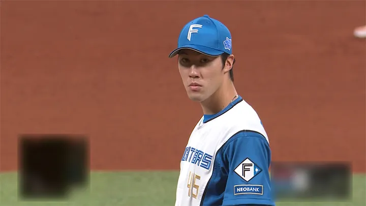 北海道日本ハムファイターズ・福島蓮投手 ©パーソル パ・リーグTV