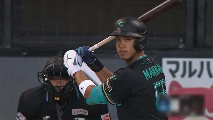 万波中正が8号ソロ　本塁打数リーグトップを独走