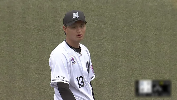 千葉ロッテマリーンズ・毛利海大投手 ©パーソル パ・リーグTV