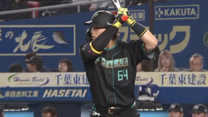 田宮裕涼が2号ソロを放つ　5試合ぶりの一発