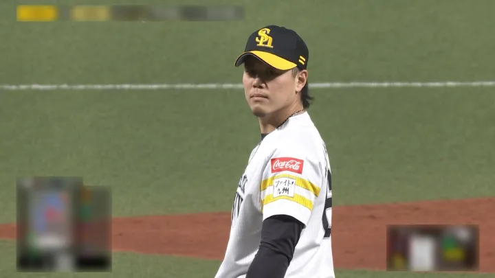 福岡ソフトバンクホークス・上茶谷大河投手 ©パーソル パ・リーグTV