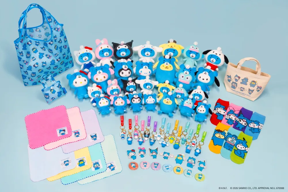「えふたん×サンリオキャラクターズ」コラボグッズ【球団提供】