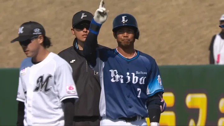 桑原将志が勝ち越しタイムリー！　埼玉西武が13安打でオープン戦初戦に勝利